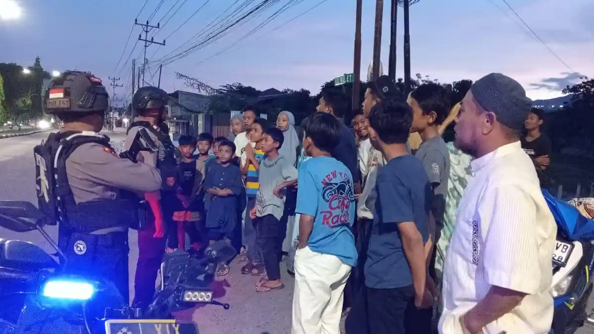 Cegah Aksi Balap Liar, Polresta Palu Rutin Patroli Subuh Sepanjang Bulan Ramadhan