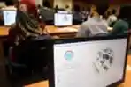 Peserta Ujian SBMPTN di Jakarta