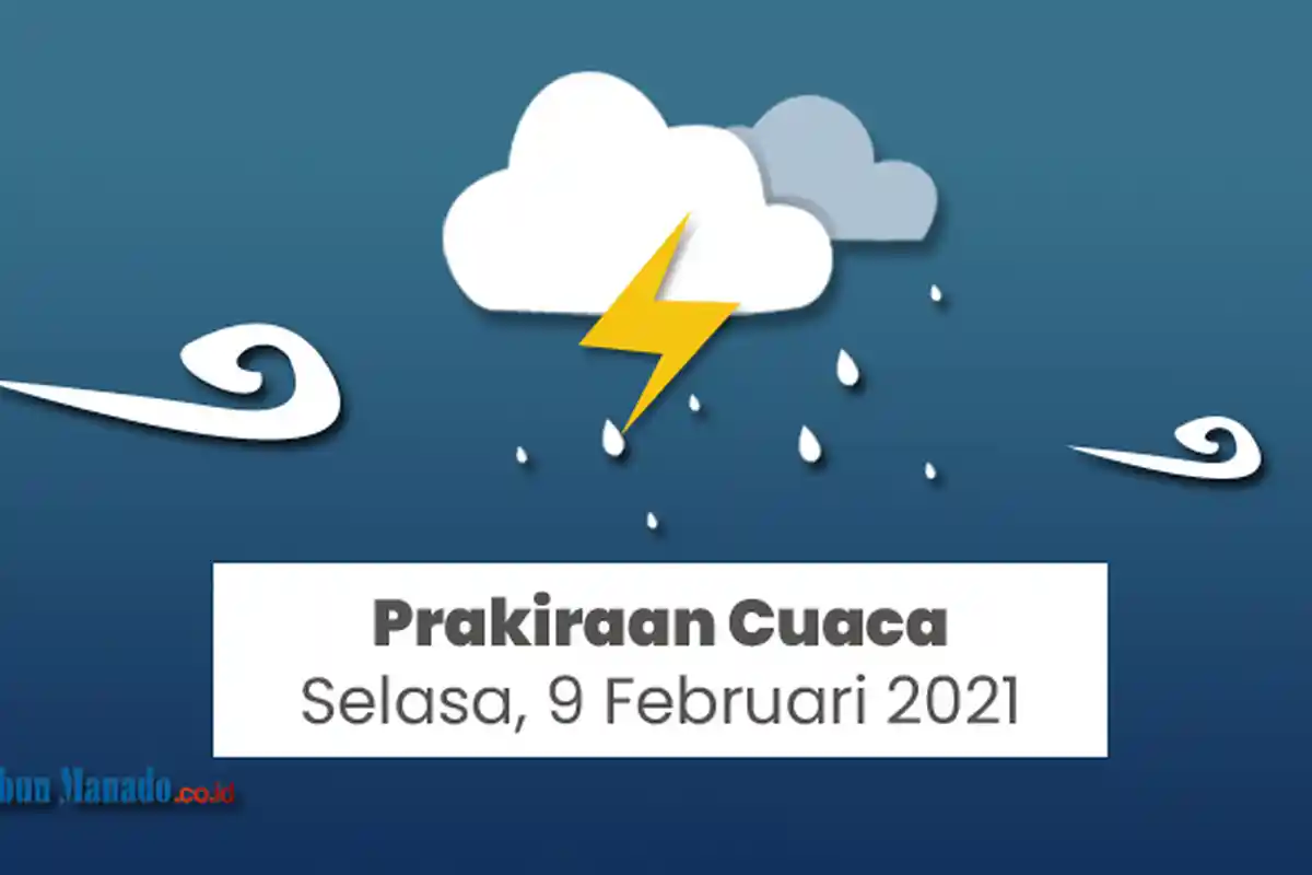 Prakiraan Cuaca Hari Selasa 9 Februari 2021 Khusus Jabodetabek, 2 Wilayah Berpontesi Hujan Petir