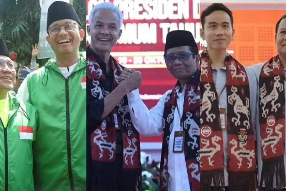 7 Hasil Survei Capres-Cawapres 2024, Perubahan Elektabilitas Prabowo-Gibran, Ganjar-Mahfud, AMIN