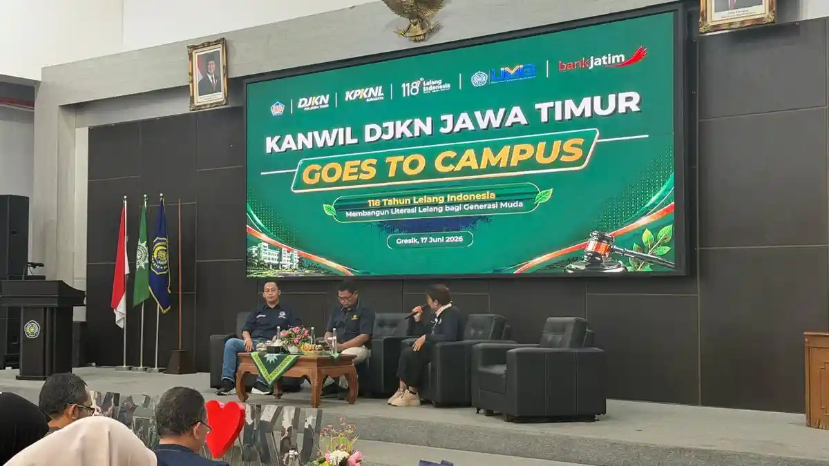 DJKN 'Goes To Campus' di UMG, Ratusan Mahasiswa Belajar Lelang Digital dan Simulasi Transaksi