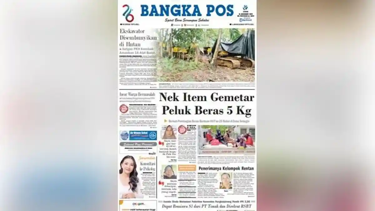 Nek Item Gemetar Peluk Beras Bantuan 5 Kg, Berkah Pembagian Beras Bantuan HUT ke-25 di Sebagin 