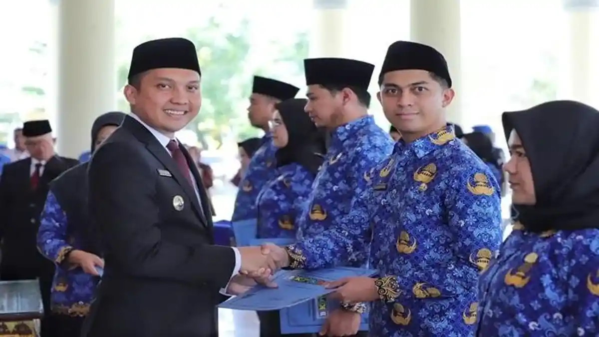 Panca Lantik 53 CPNS di Ogan Ilir, Ini Pesan Bupati