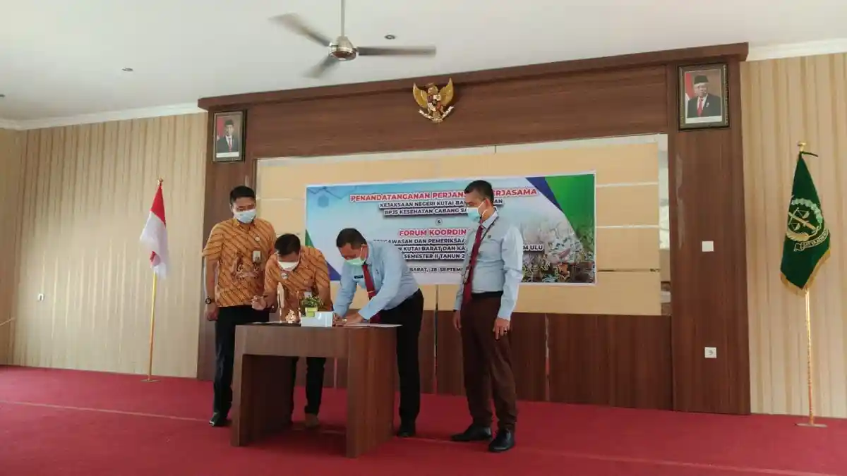 BPJS Kesehatan Perpanjang Kerja Sama dengan Kejari Kubar dalam Bentuk Pendampingan Hukum