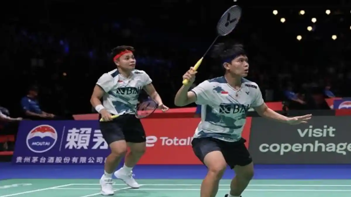 Live Score Final Kejuaraan Dunia BWF 2023 Apriyani Rahayu/Siti Fadia vs Chen Qing Chen/Jia Yi Fan