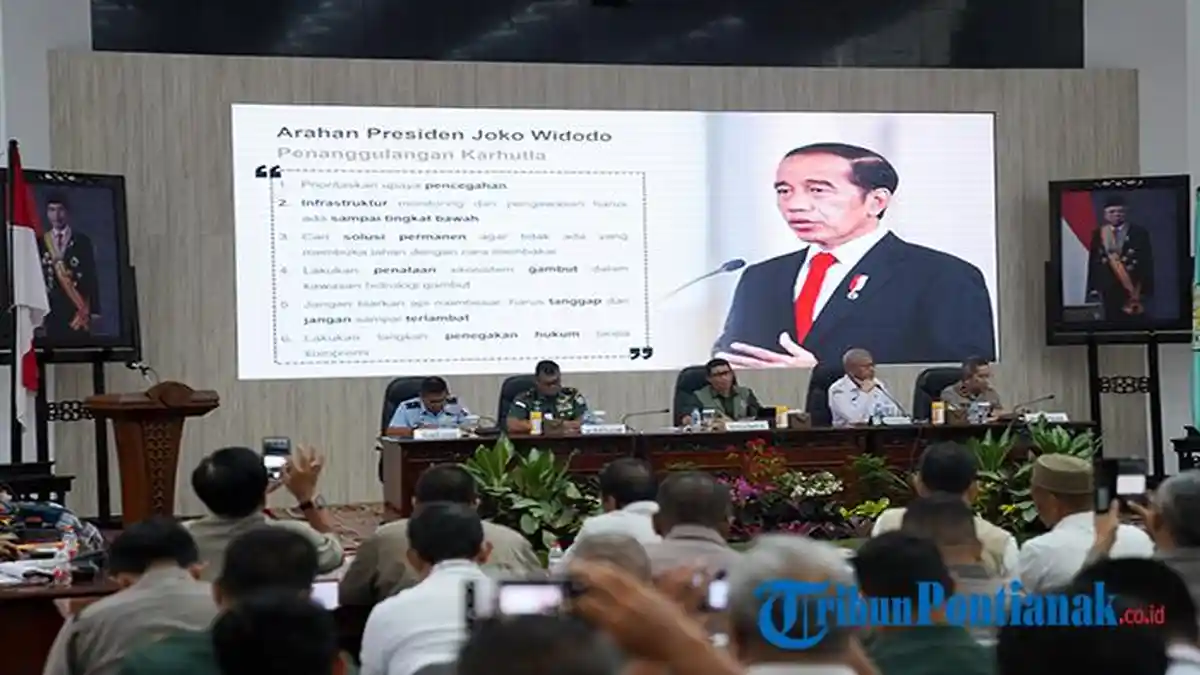 Pemprov Kalbar Rakor Bersama BNPB Terkait Karhurla, Pemprov Minta Semua Waspada