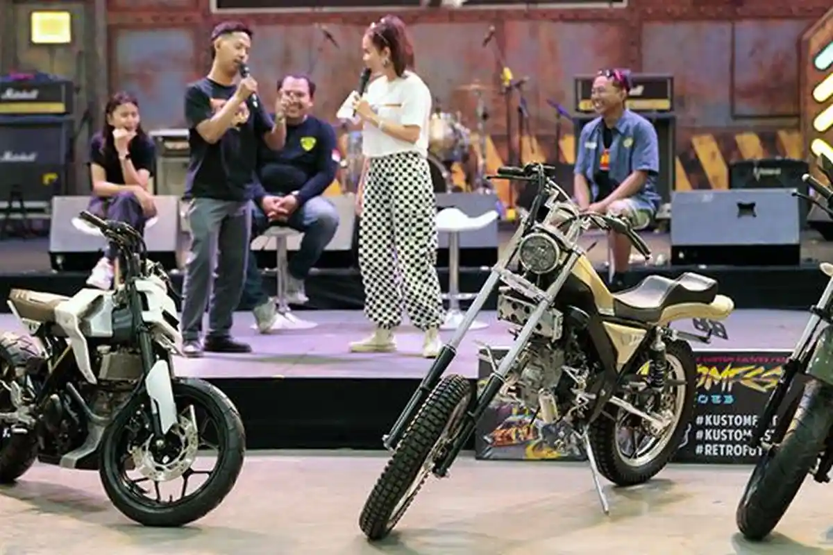 Yamaha Yard Built x Kustomfest di Yogyakarta, Custom Motor Sport Heritage Jadi Pusat Perhatian