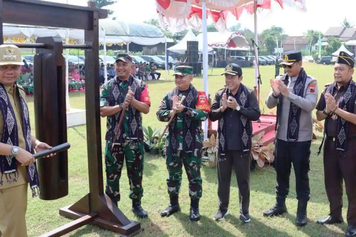 Kapolres Jepara Hadiri Pembukaan TMMD Reguler ke-124, Dukung Penuh Pembangunan Desa