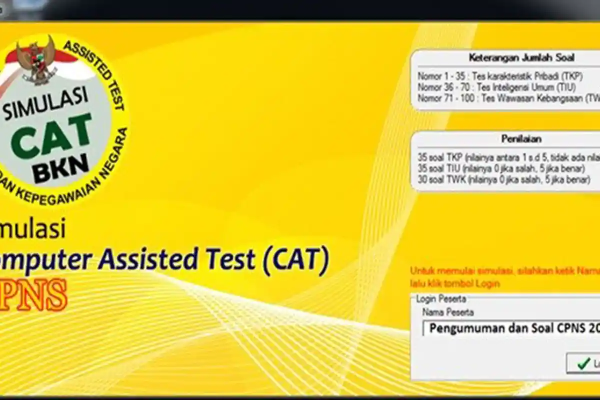 Update Info CPNS 2018, Akun Resmi BKN Sebut Kisi-kisi Soal Tes Pendaftaran CPNS di Twitter