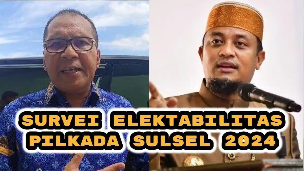 Hasil Survei Elektabilitas Pilkada Sulsel, Bocoran 7 Panelis Debat Andi Sudirman vs Danny Pomanto