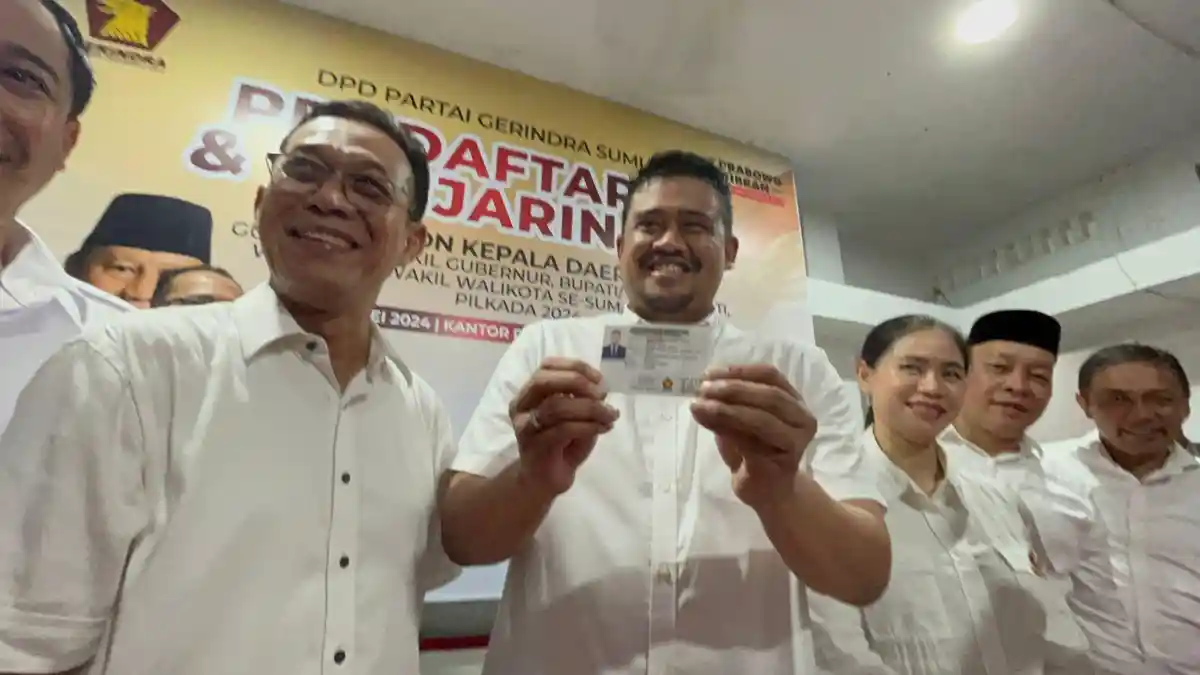 Gerindra Sumut Pastikan Lebih Prioritaskan Bobby Nasution dari Ijeck di Pilgub Sumut