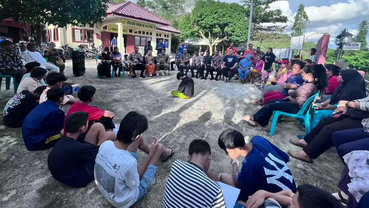 Tangani Aksi Tawuran di Sibolga, Polsek Sibolga Selatan dan Instansi Terkait Laksanakan Koordinasi