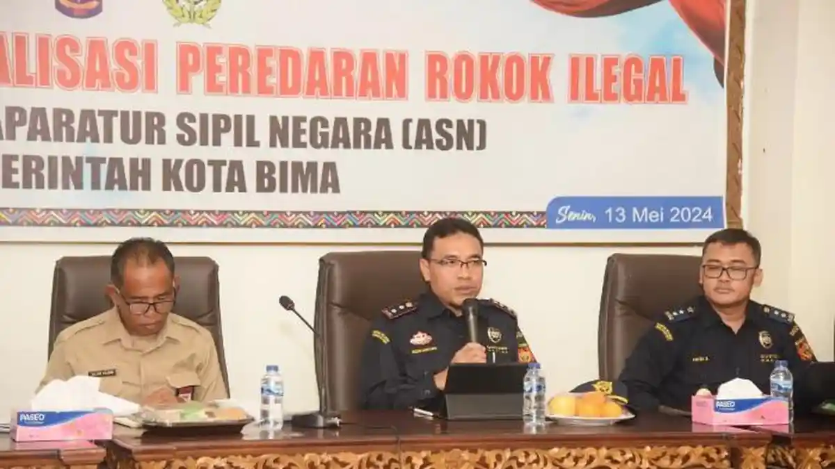 Pemkot Bima Tabuh 'Genderang Perang' Berantas Peredaran Rokok Ilegal
