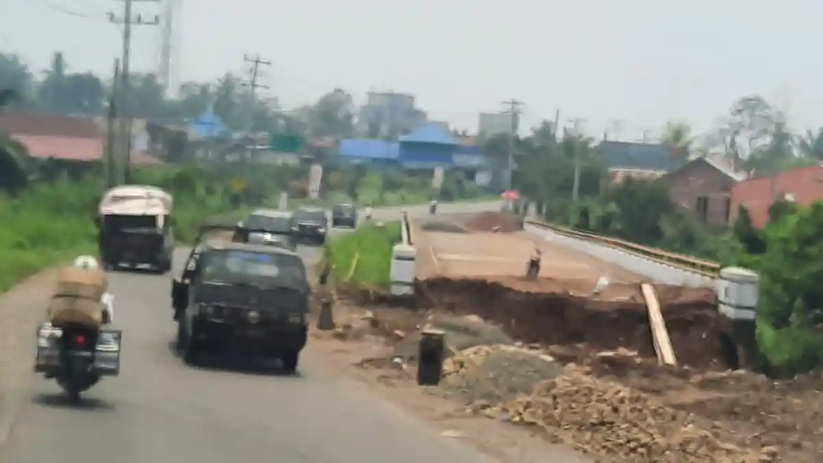 Bertahun-tahun Mangkrak, Pembangunan Jembatan Simpang Periuk Musirawas Kembali Dilanjutkan