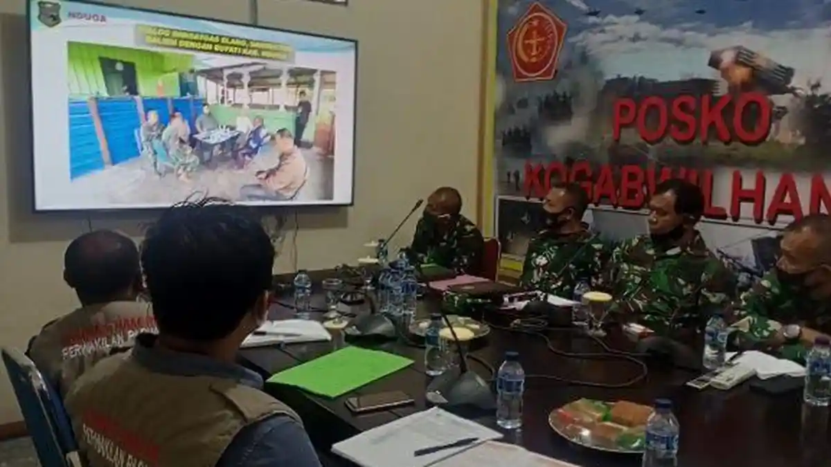 Jajaran Kogabwilhan III Terima Kunjungan Komnas HAM Perwakilan Papua