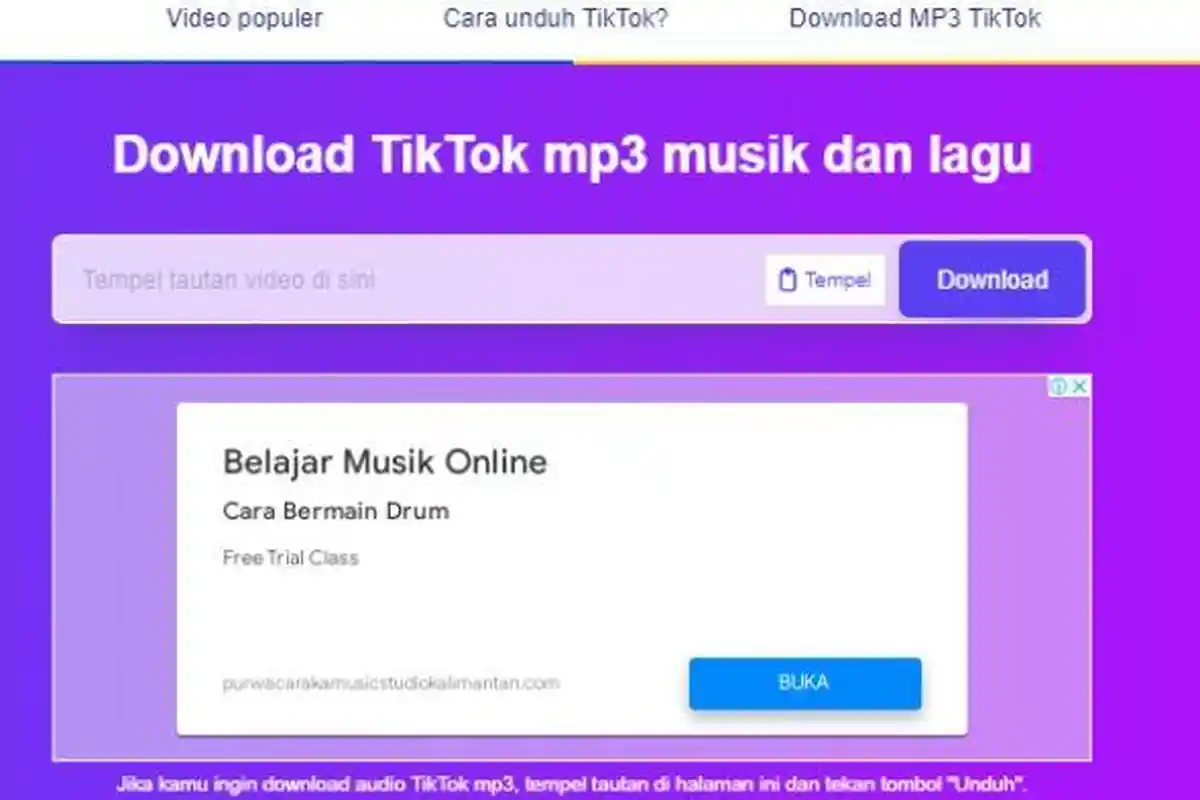 SSSTikTok, Download Sound TikTok dan Video Tanpa Watermark lewat 5 Langkah Mudah