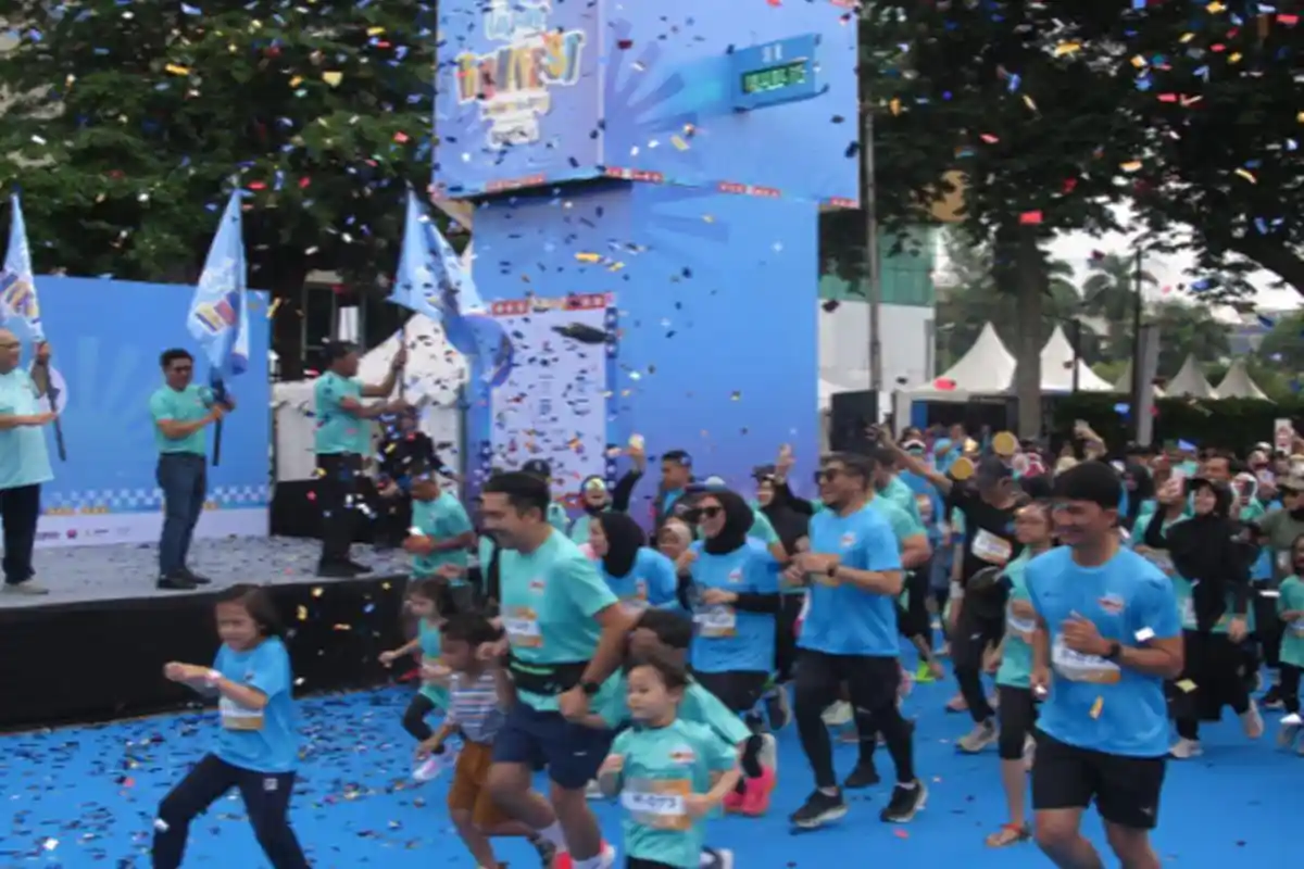 Ribuan Peserta Meriahkan Livin’ by Mandiri RUNFEST in Partnership with  Sportfest di Palembang