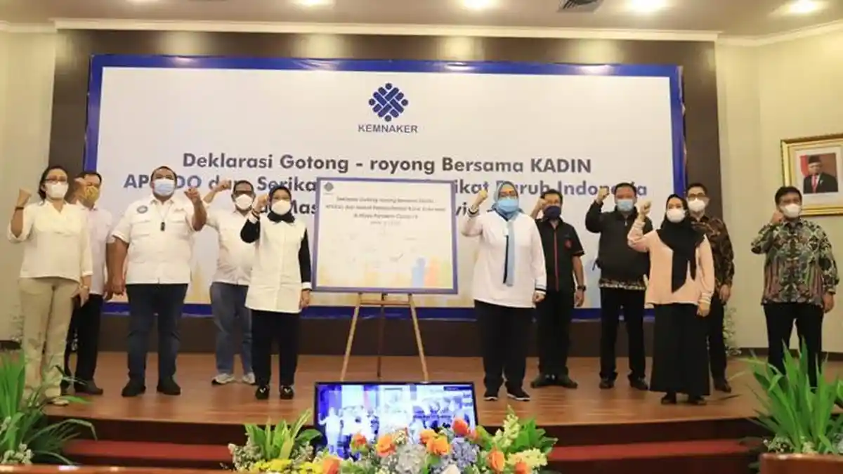 Deklarasi Gorong Royong Untungkan Pekerja Terhindar dari Dampak COVID-19