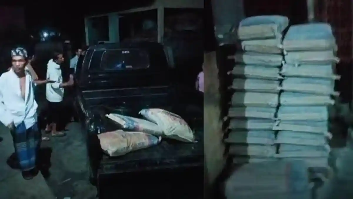 VIRAL Caleg Ambil Lagi Bantuan Semen di Masjid, Diduga Gara-gara Dapat Suara Cuma Sedikit