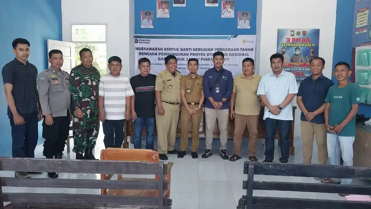 Dapat Dukungan Penuh Warga, PLN Siapkan Pengembangan GI 150 kV Pinrang untuk Perkuat Listrik Sulsel