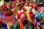 Sebanyak 1.200 Perempuan Meriahkan Bandung Lautan Kebaya