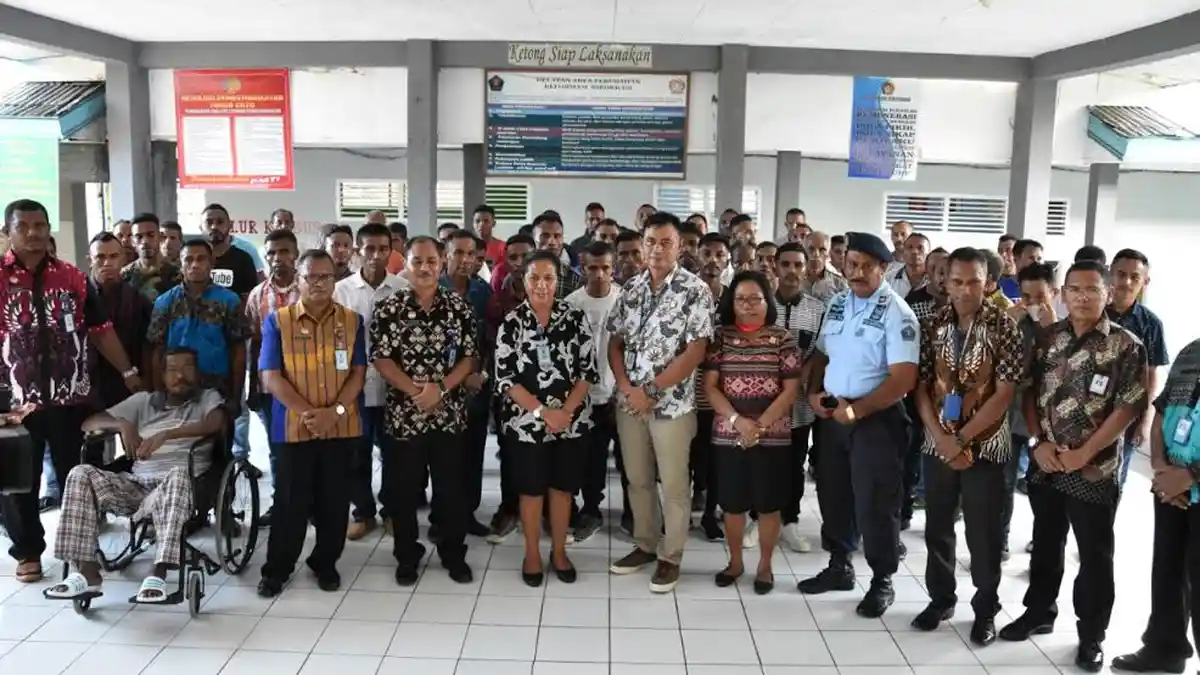 Kanwil Kemenkumham Bebaskan 599 Narapidana dan Anak dari Rutan dan Lapas se NTT