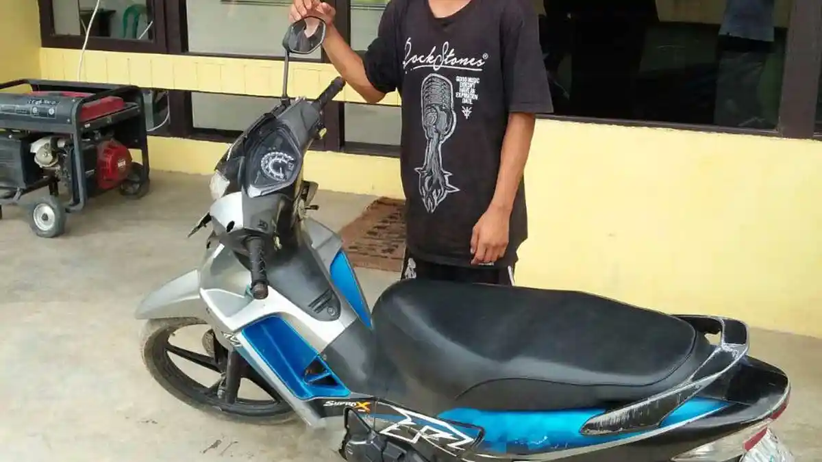 Polsek Mukok Tangkap Tersangka Curanmor, Inilah Orangnya