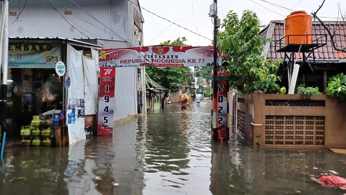 Update Banjir Jakarta Pukul 18.00 WIB, 17 RT Masih Tergenang