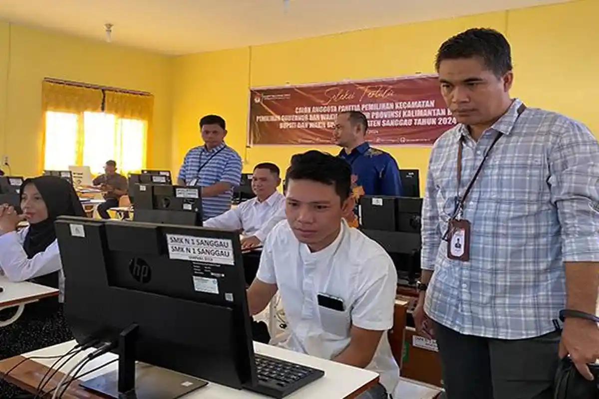 KPU Sanggau Laksanakan Tes Tertulis Calon Anggota PPK, Ini Jadwal Tes Selanjutnya