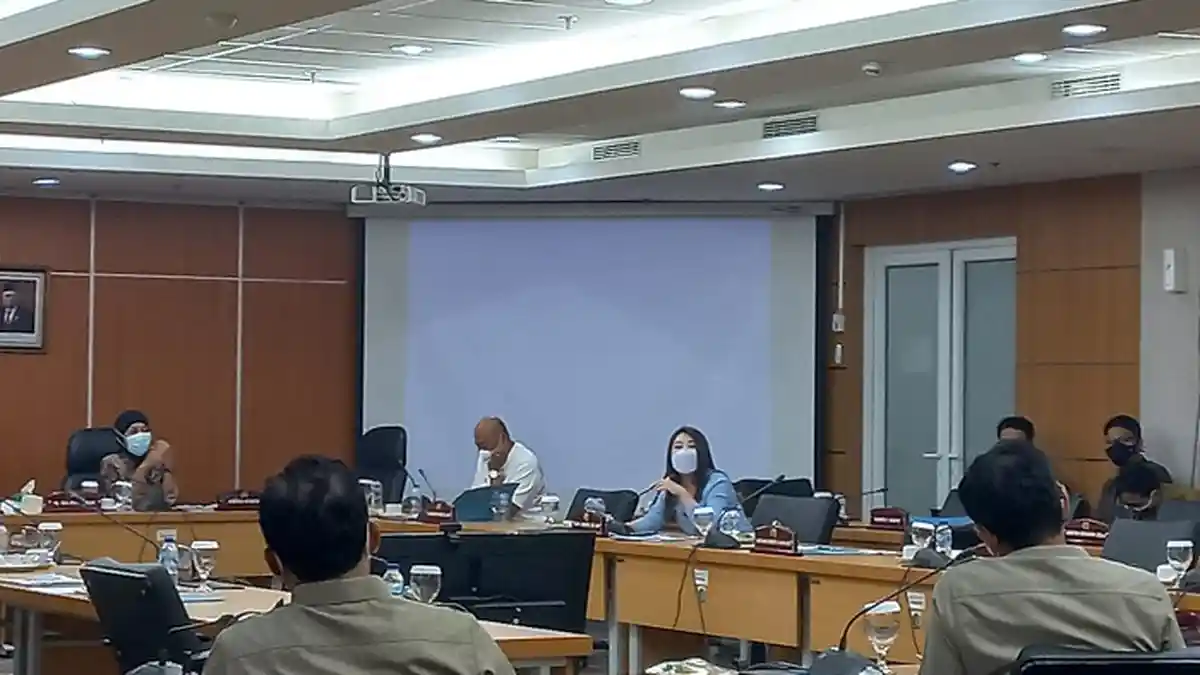 Dipecat dari Partai Solidaritas Indonesia (PSI), Hari ini Viani Limardi tetap hadiri rapat Komisi D