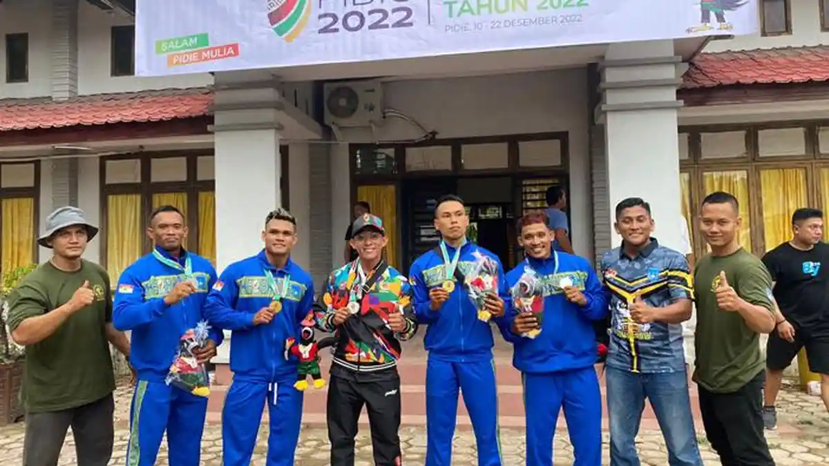 Atlet Binaraga Tambah 2 Emas 2 Perak dan Perunggu, Kontingen PORA Kota Langsa Kumpul 21 Medali