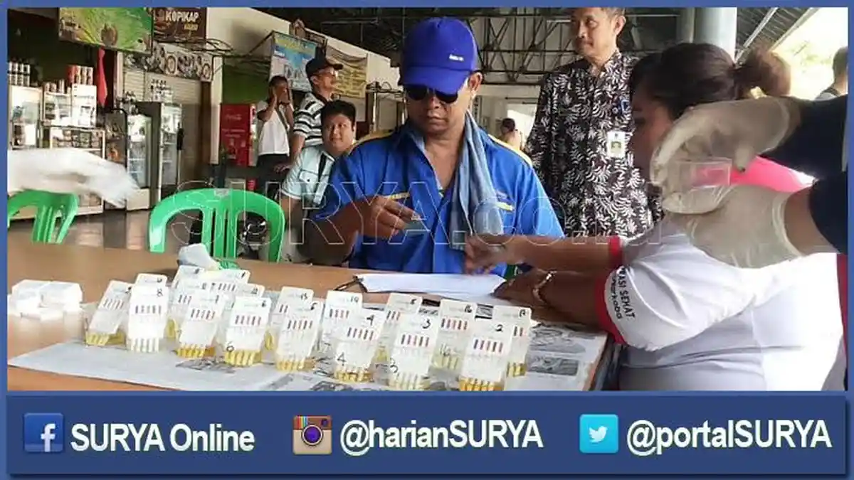 Tujuh Sopir Bus Positif Narkoba, Enam Diduga Konsumsi Sabu