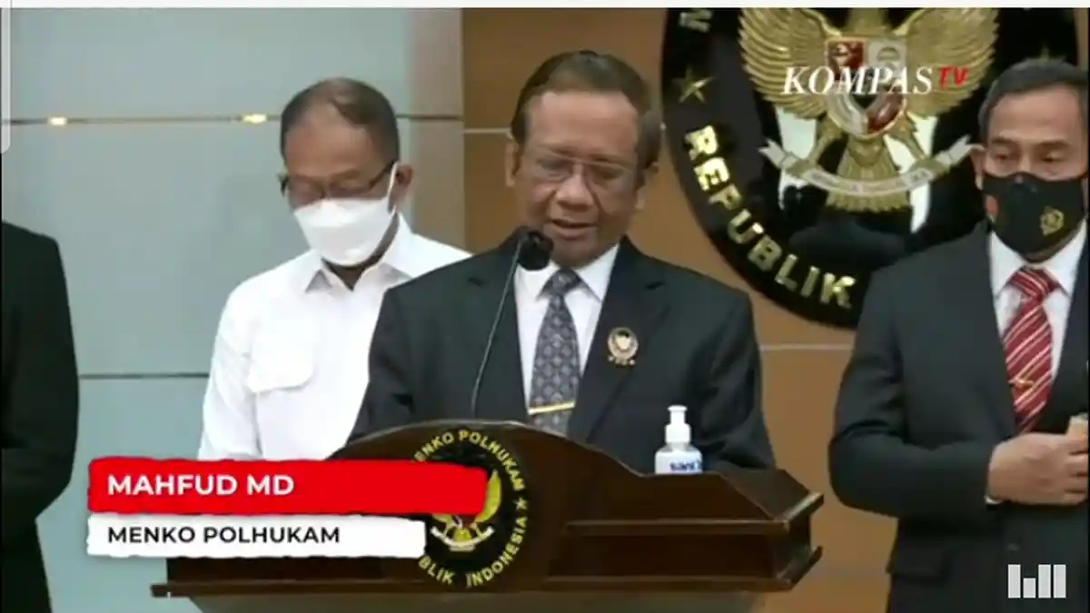 Menko Polhukam Mahfud MD: Perang Bintang Petinggi Polri Harus Diredam, Saling Buka Kartu Truf