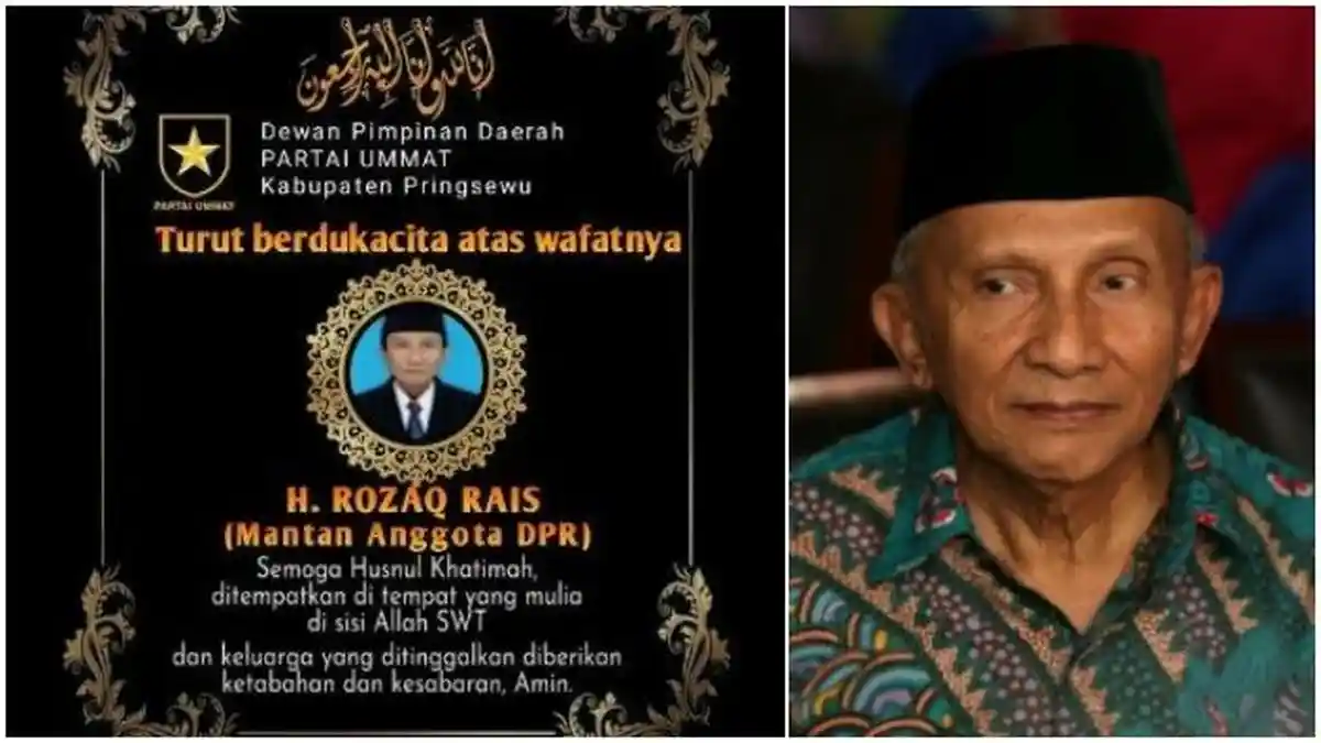 KABAR DUKA: Abdul Rozaq Rais Adik Amien Rais Meninggal Dunia di Solo ...