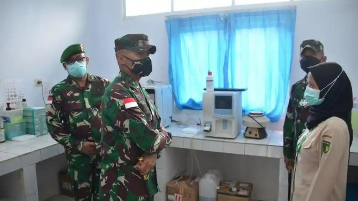 Pangdam XVII Cenderawasih Cek Kesiapan Laboratorium PCR dan Fasilitas di RS TK IV Merauke