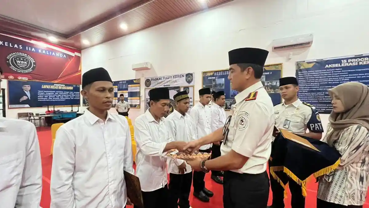 408 Warga Binaan Lapas Kalianda Dapat Remisi Idul Fitri, Dua Orang Langsung Bebas