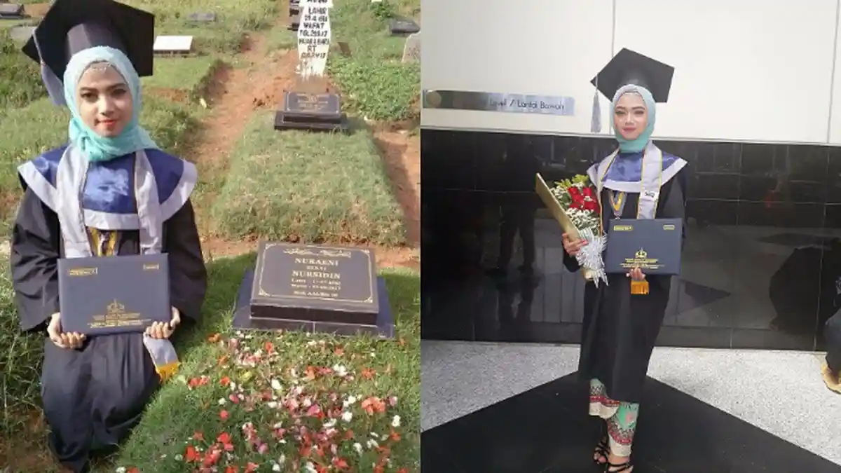 Viral di Medsos! Sang Ibu Tak Bisa Dampingi Saat Wisuda, Curhatan Gadis Ini Bikin Netizen Menangis