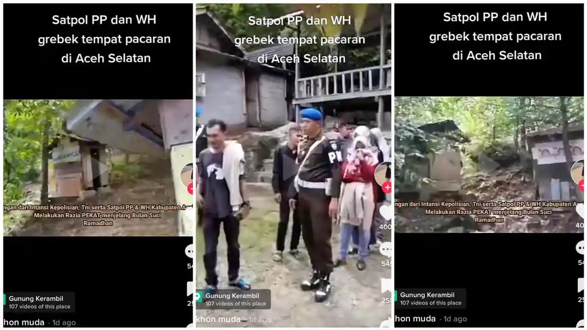 Viral 5 Pasangan Muda-Mudi di Aceh Selatan Digerebek Aparat, Alat Pengaman Jadi Bukti