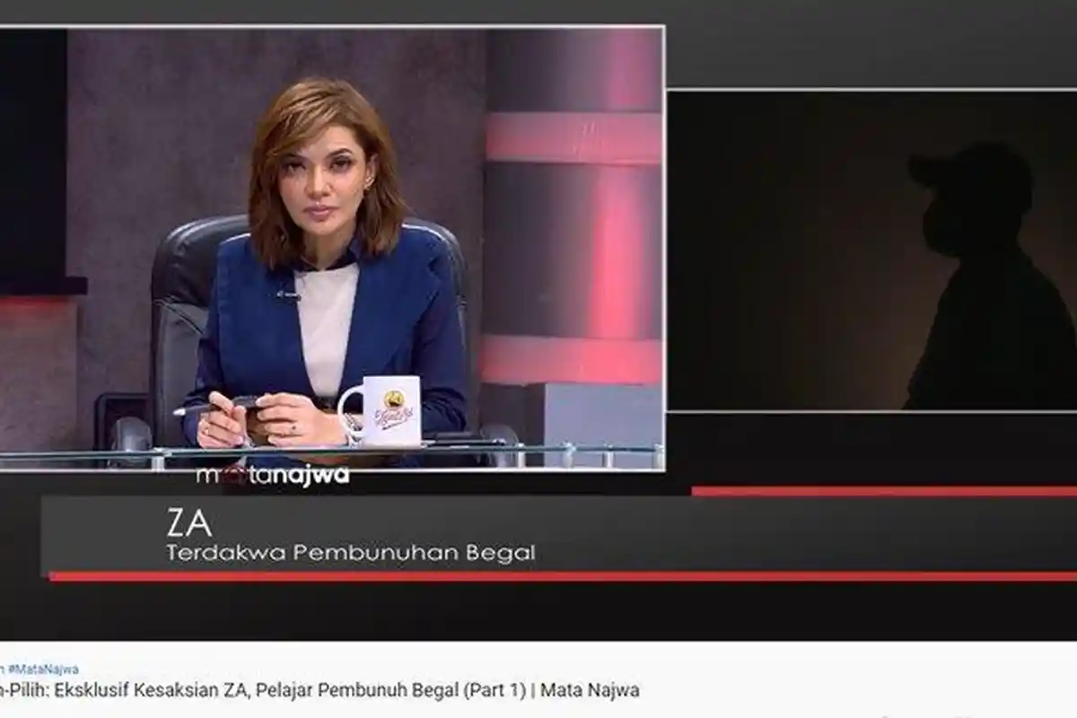 Blak-blakan ZA Siswa Pembunuh Begal di Kebun Tebu pada Najwa Shihab, Pacarnya Akan Diperkosa 3 Menit