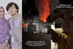 Innalillahi Rumah Anisa Rahma Eks Cherrybelle Kebakaran, Anandito Dwis Nangis Terisak: Ya Allah