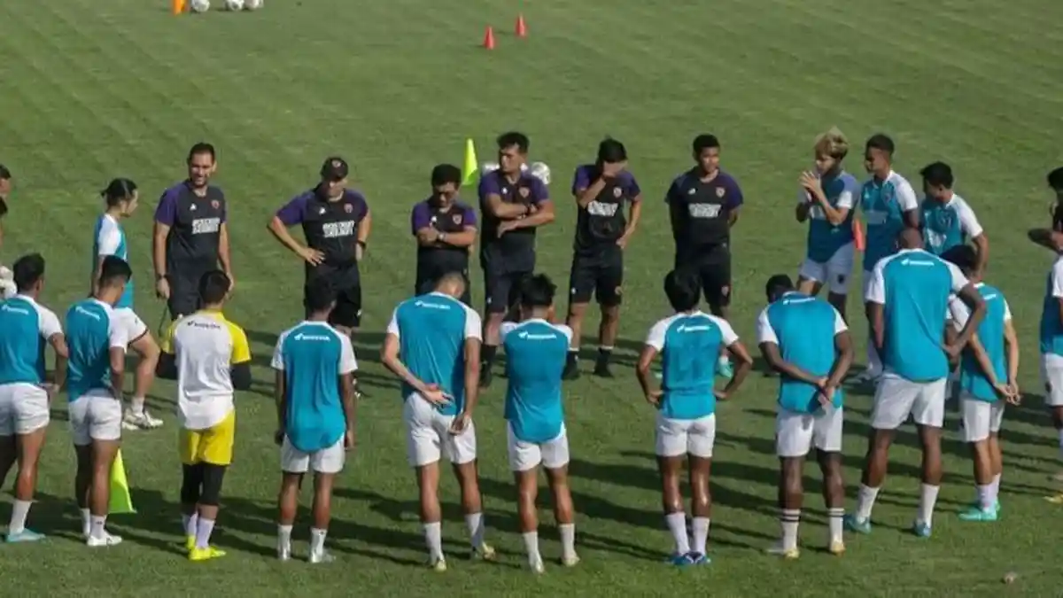 Persiapan Hadapi Putaran Kedua Liga 1, PSM Makassar Latihan di Stadion Kalegowa 5 Januari