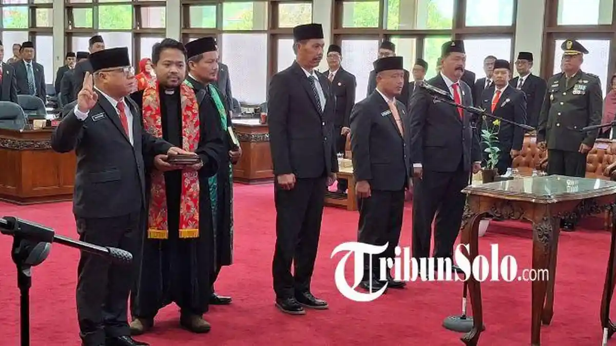 Ini Pimpinan DPRD Wonogiri Periode 2024-2029, Sriyono Kembali Jadi Ketua
