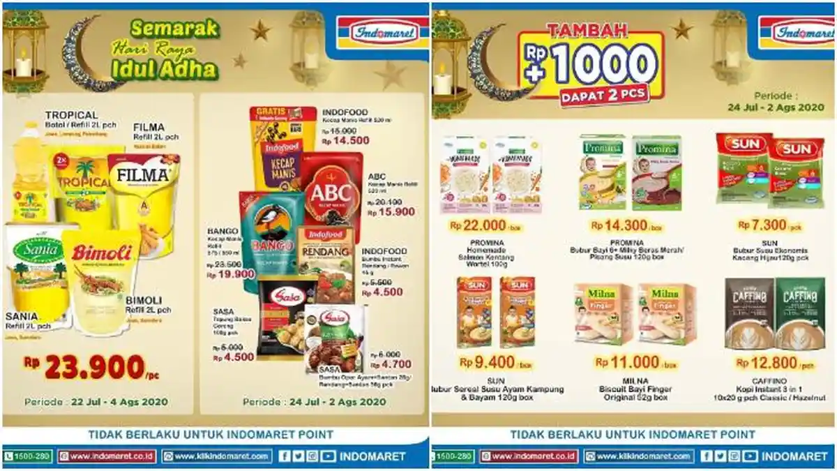 Promo Indomaret Semarak Hari Raya Idul Adha 24 Juli-2 Agustus, Diskon Kecap hingga Bumbu Rendang