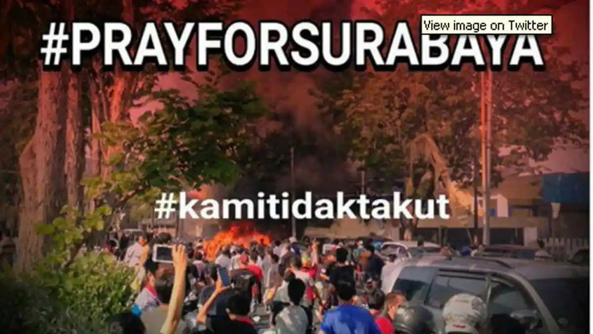 Tagar Teroris Jan**k Jadi Trending Topic di Twitter, Begini Kemarahan Arek-Arek Suroboyo