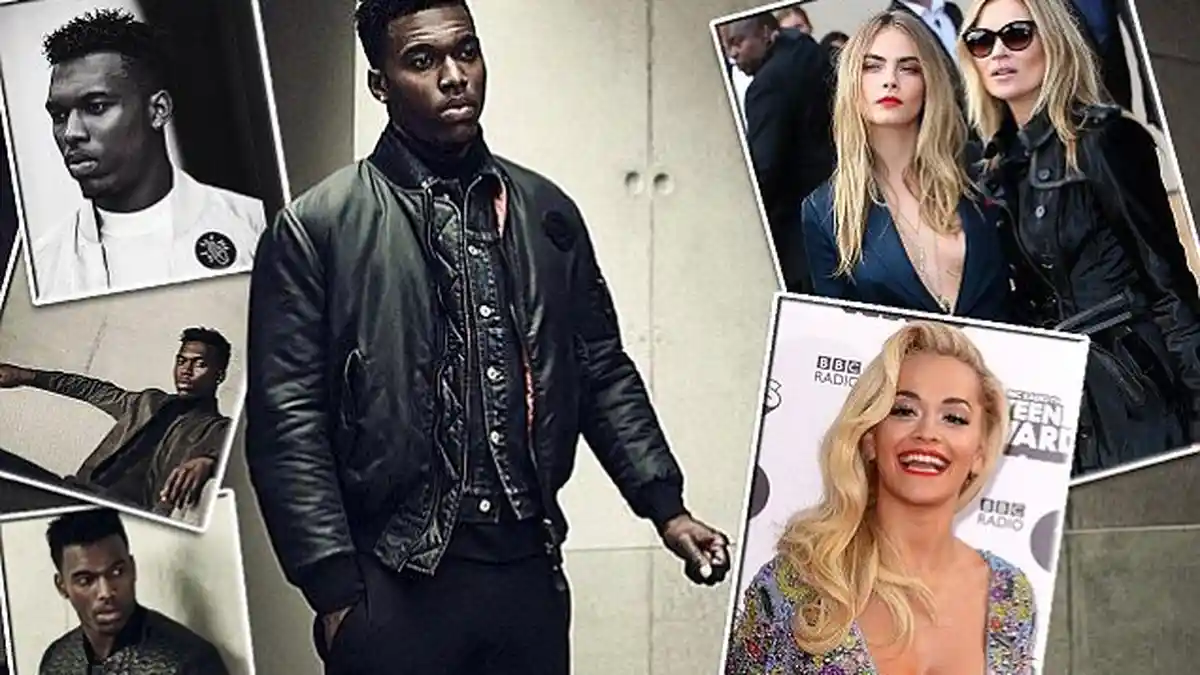Daniel Sturridge Bersaing dengan Model Profesional di British Fashion Award