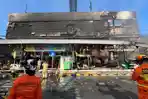 Kebakaran Rita Pasaraya Cilacap, Api Mengamuk Sejak Malam, Saksi Dengarkan Ledakan Trafo