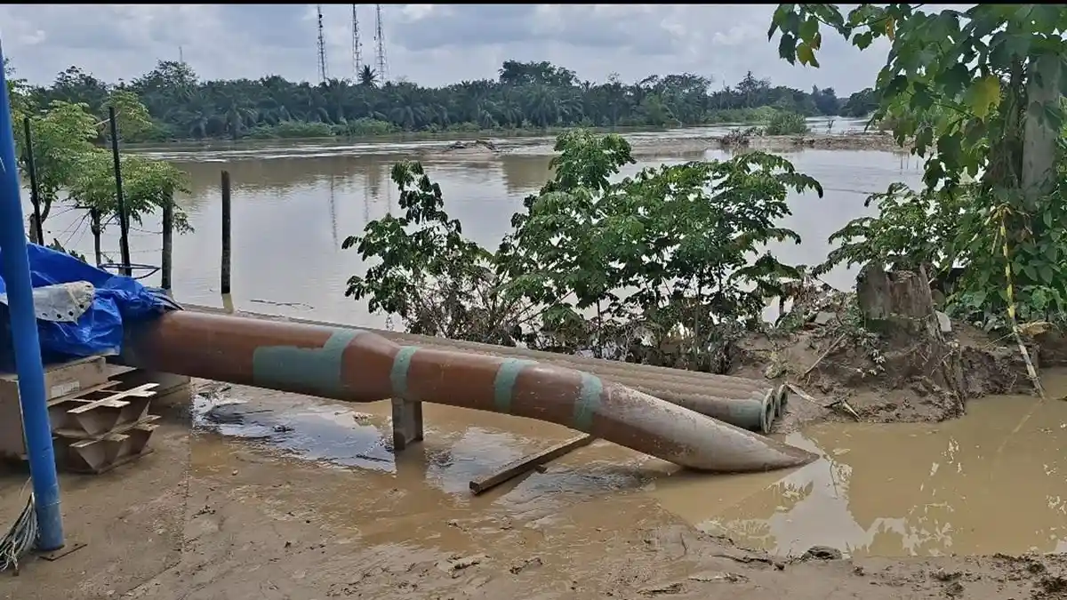 Kanal Intake Terendam Banjir, Distribusi Air Bersih di Aceh Tamiang ...