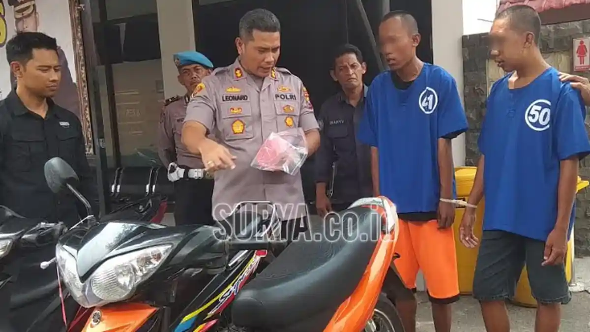 Polisi Blitar Ungkap Empat Kasus Pencurian Kendaraan Bermotor, Ada 3 Tersangka
