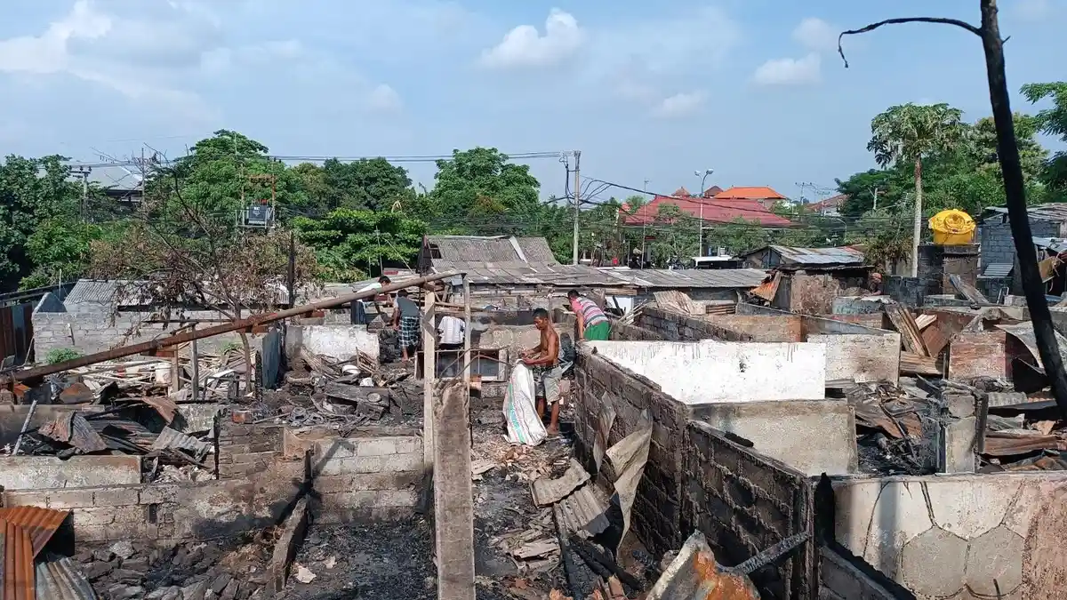 6 Warga Terdampak Kebakaran Hebat di Kesiman Kertalangu Denpasar Dipulangkan ke Lombok