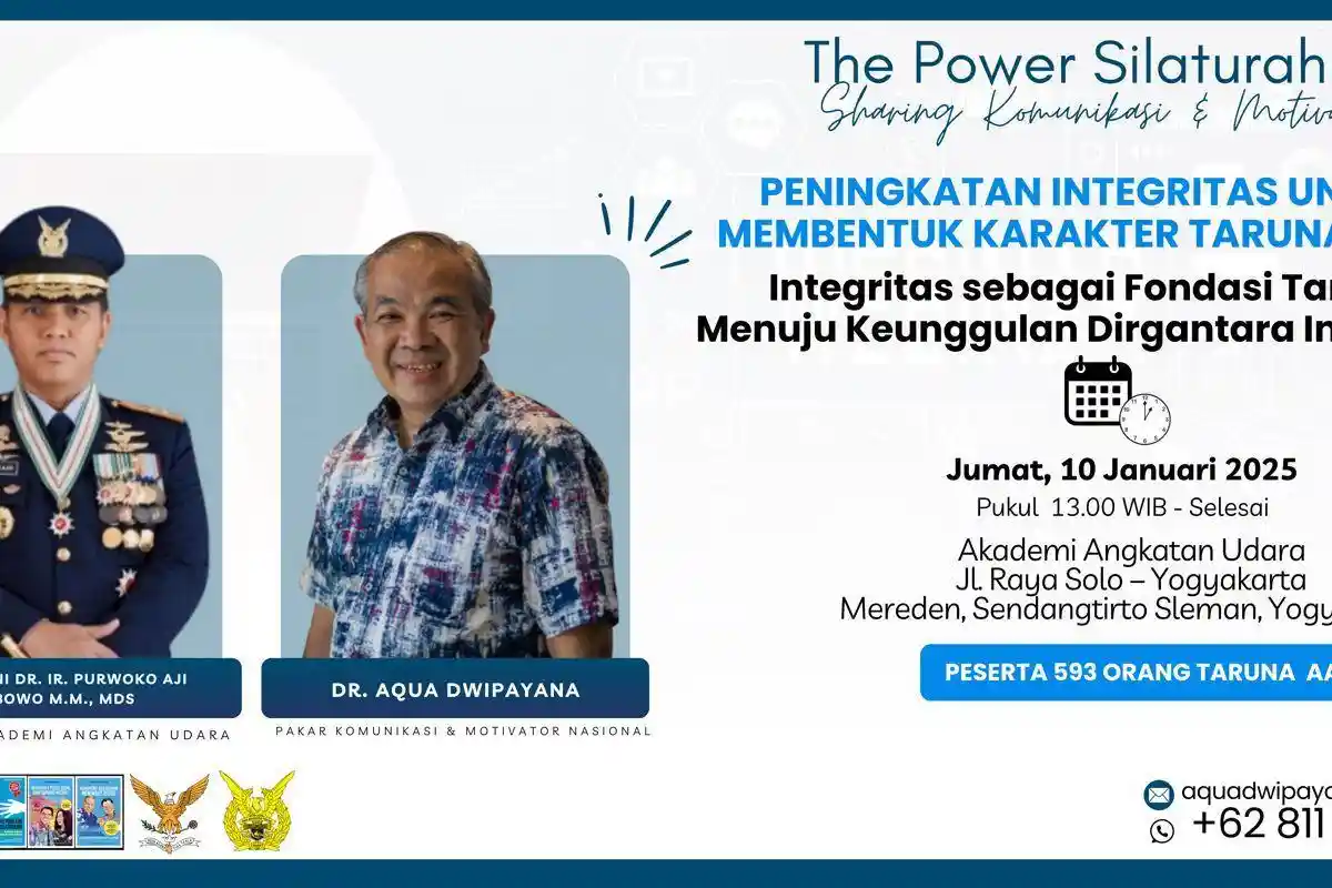 Konsisten Berintegritas Modal Kuat Para Taruna untuk Sukses